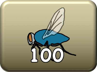 100 Flies