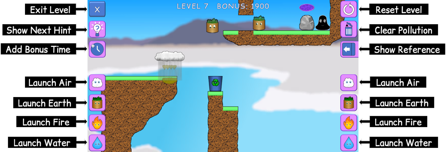 Earth Matters UI Screenshot Earth Matter UI screenshot